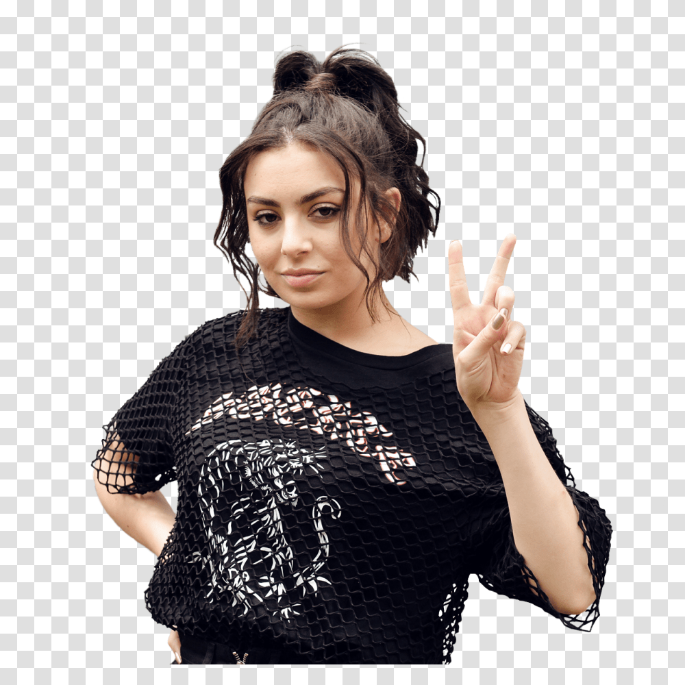 Charli Xcx Free Download Girl, Sleeve, Person, Long Sleeve Transparent Png