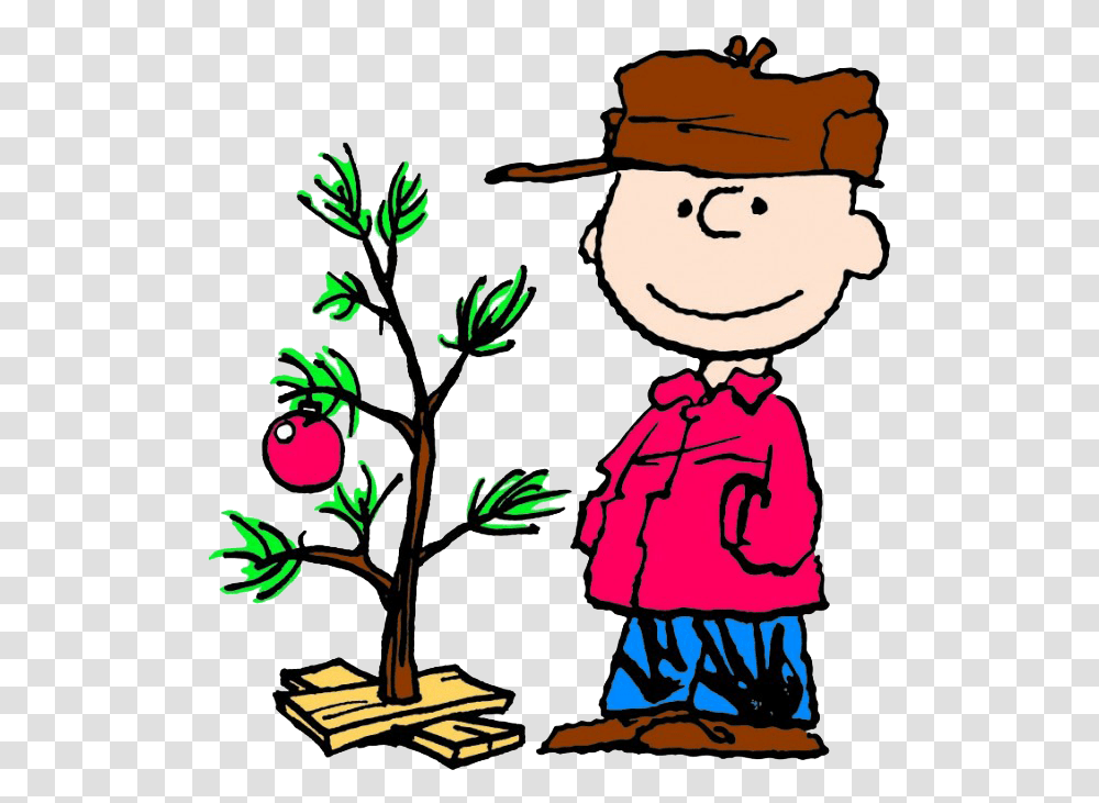Charlie Brown And His Christmas Tree Charlie Brown With Christmas Tree, Outdoors, Nature, Plant, Elf Transparent Png