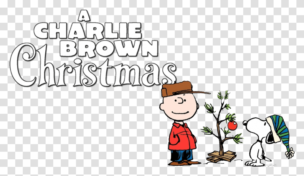 Charlie Brown Christmas Clipart Charlie Brown Christmas Title, Text, Clothing, Apparel, Advertisement Transparent Png
