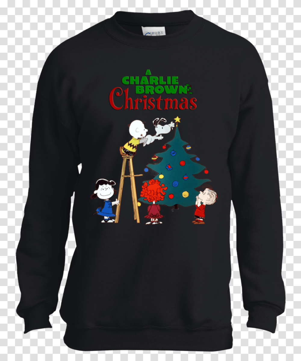 Charlie Brown Christmas Sweater Dnd Shirts, Sleeve, Apparel, Long Sleeve Transparent Png