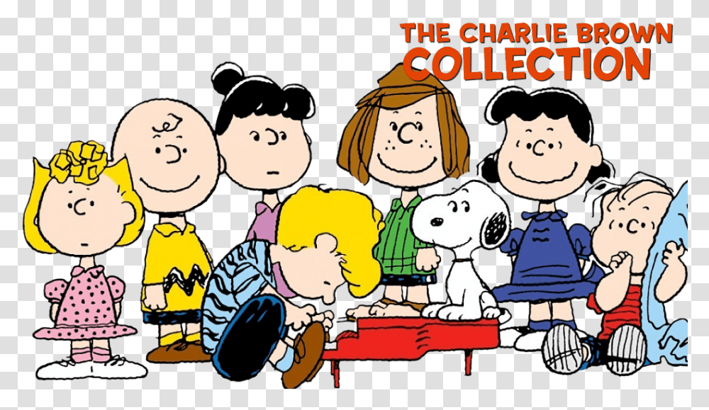 Charlie Brown Collection Image Download Peanuts Snoopy, Poster, Advertisement, Family, Crowd Transparent Png