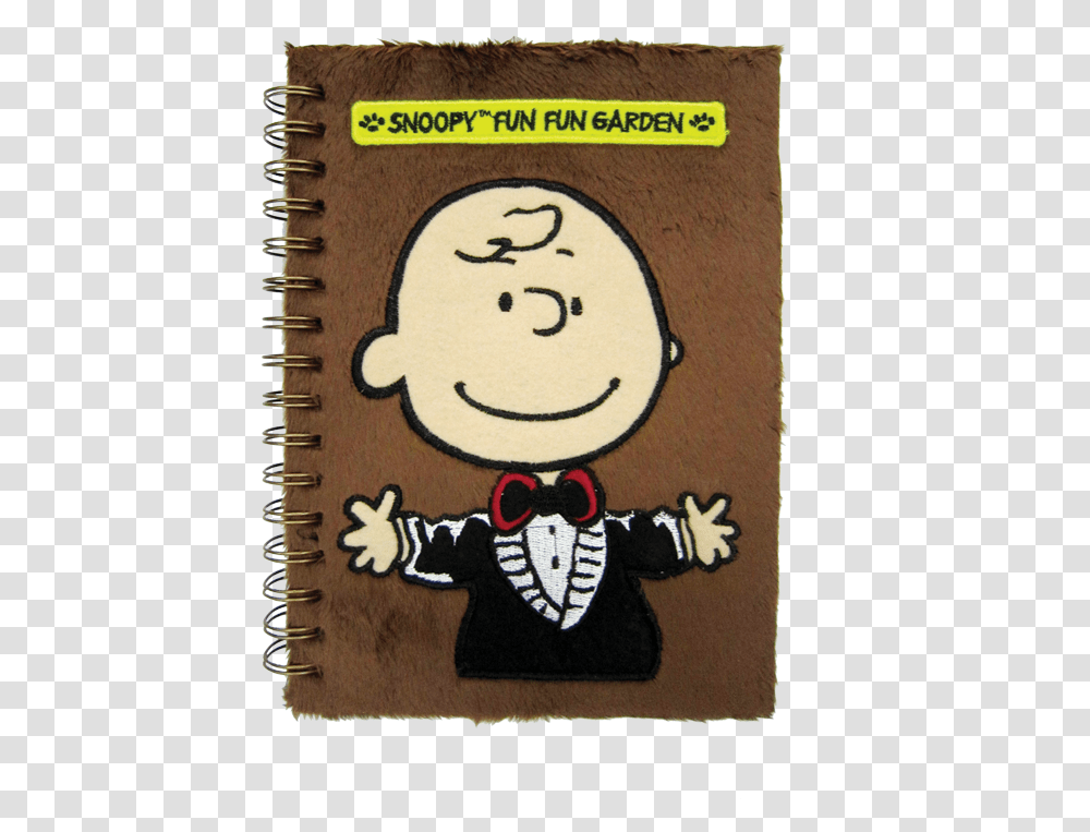 Charlie Brown Plush Notebook Cartoon, Diary Transparent Png