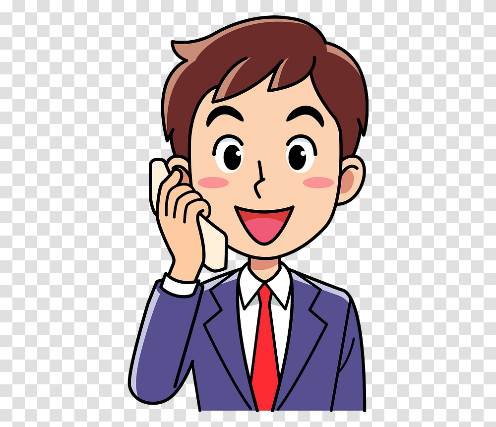 Charlie Businessman Is Talking Thinking Man Cartoon, Tie, Accessories, Accessory, Face Transparent Png