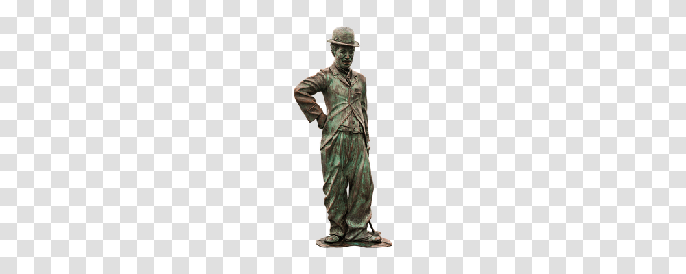 Charlie Chaplin Person, Statue, Sculpture Transparent Png