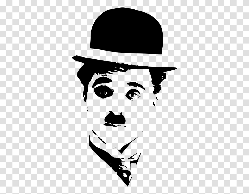 Charlie Chaplin, Celebrity, Gray, World Of Warcraft Transparent Png