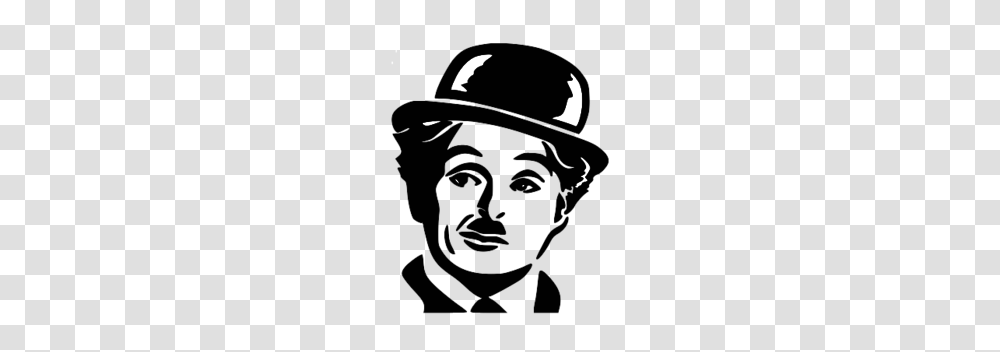 Charlie Chaplin, Celebrity, Person, Human, Silhouette Transparent Png