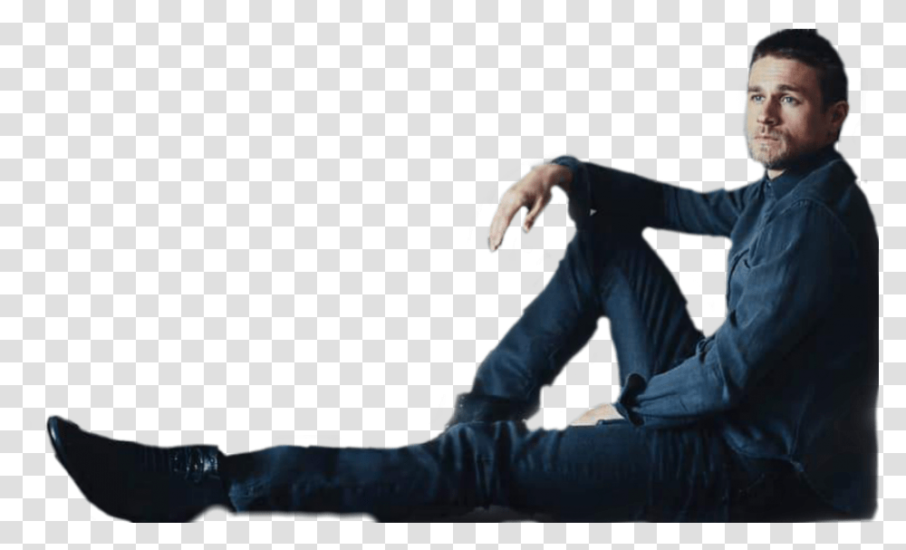Charlie Hunnam Charlie Hunnam, Person, Human, Long Sleeve Transparent Png
