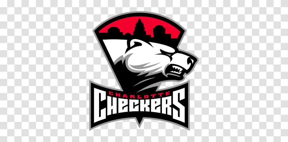 Charlotte Checkers Logo, Poster, Advertisement, Label Transparent Png