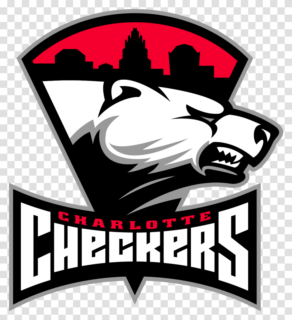 Charlotte Checkers Logo, Poster, Advertisement, Label Transparent Png