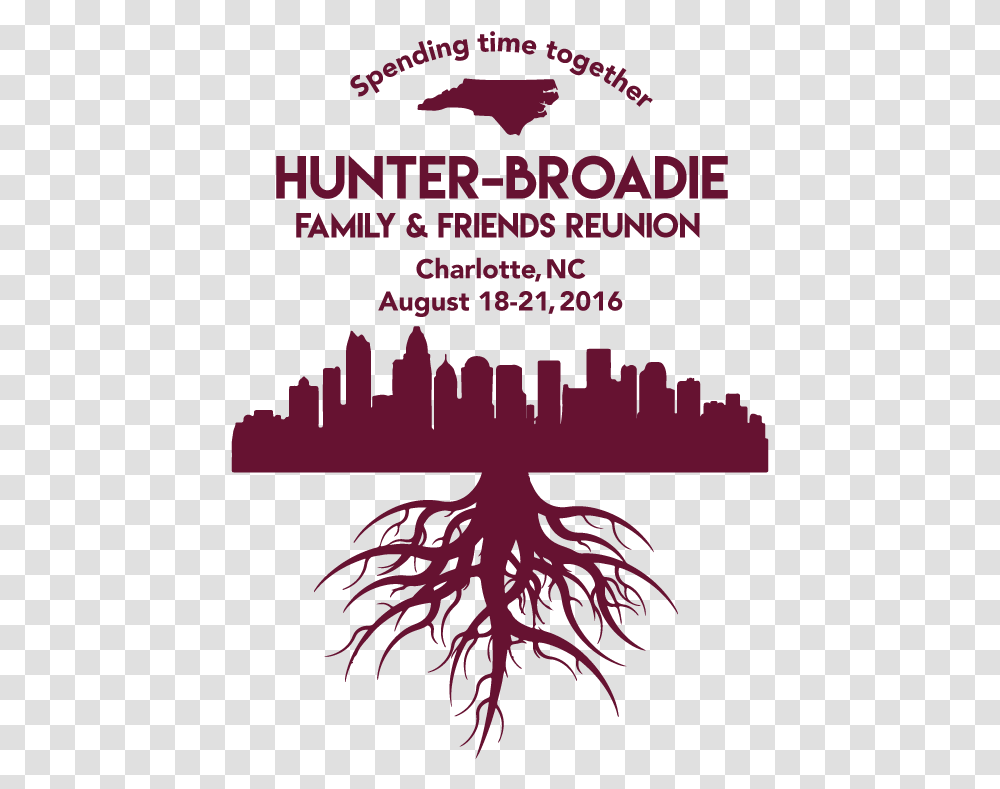 Charlotte Cityscape, Root, Plant, Poster, Advertisement Transparent Png