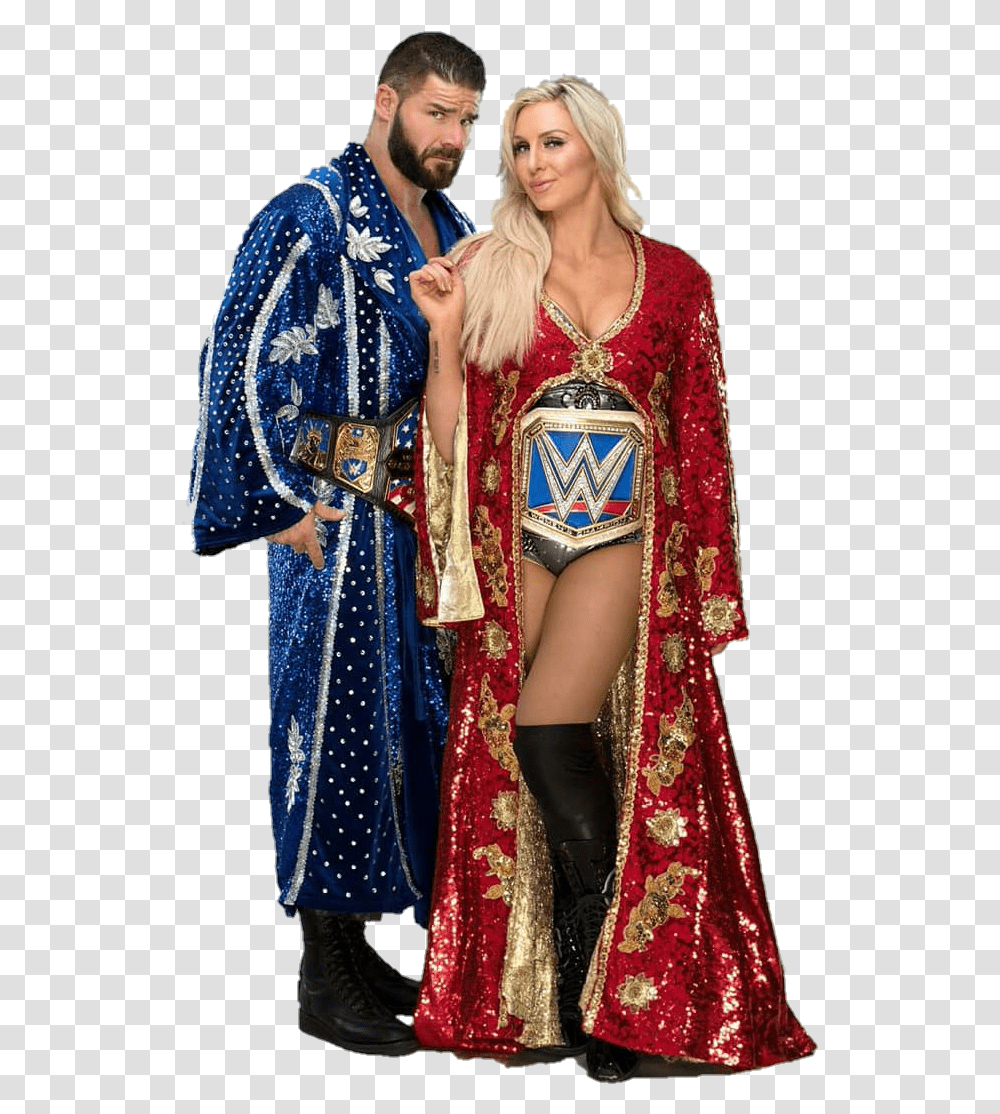 Charlotte Flair And Bobby Roode, Costume, Female, Person Transparent Png
