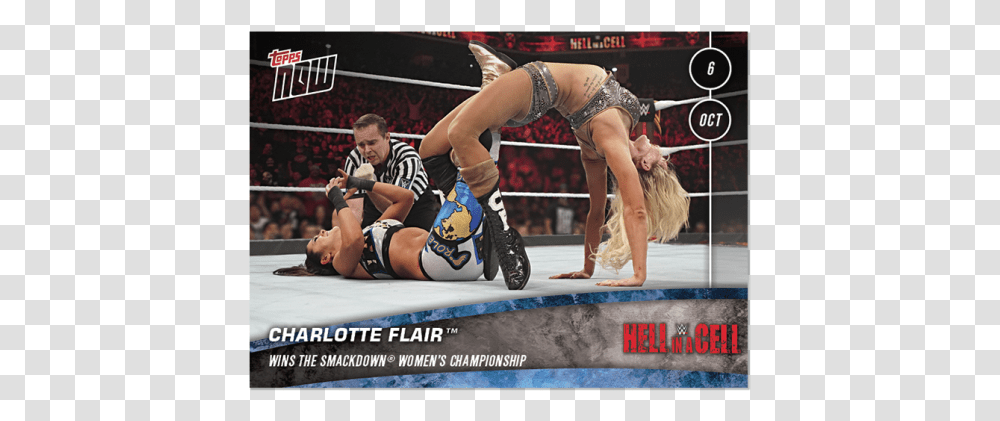 Charlotte Flair Wins The Smackdown Womens Championship Professional Wrestling, Person, Sport, Leisure Activities Transparent Png