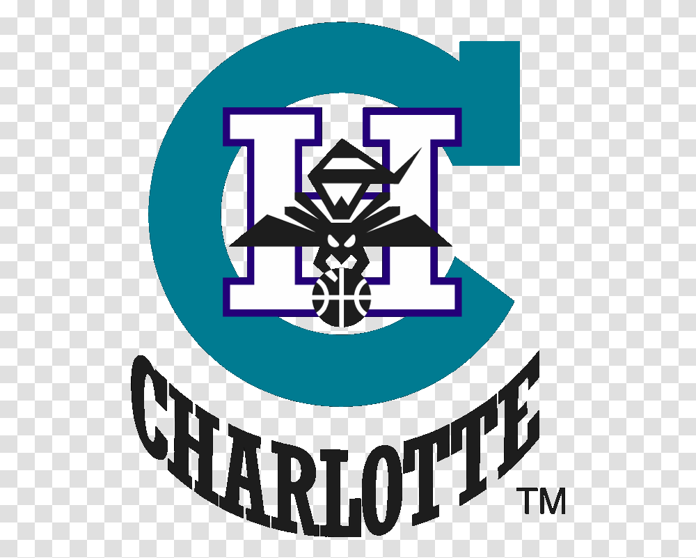 Charlotte Hornets Alternate Logo Charlotte Hornets Original Logo, Symbol, Emblem, First Aid, Recycling Symbol Transparent Png