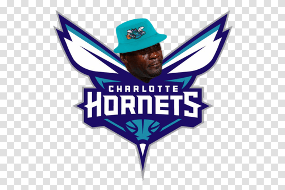 Charlotte Hornets Charlotte Hornets Spectrum Center Charlotte Hornets Logo 2014, Word, Person, Hat Transparent Png