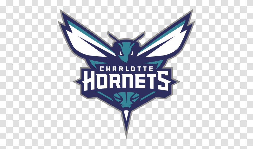 Charlotte Hornets Logo, Emblem, Trademark Transparent Png