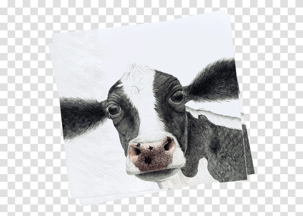Charlotte Nicolin Paper Napkins Swedish Reproduction Tray, Cow, Cattle, Mammal, Animal Transparent Png