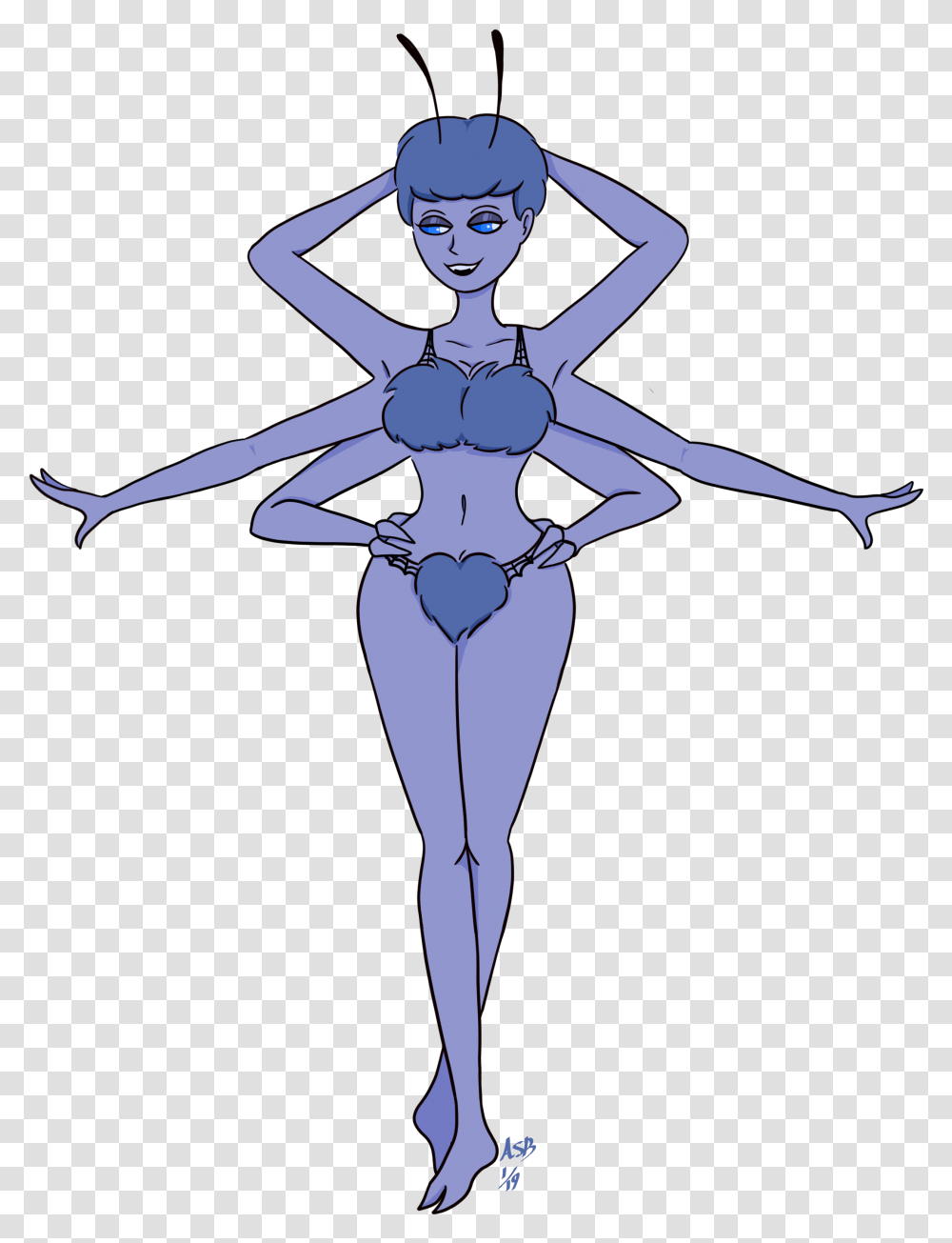 Charlotte Pin Up, Person, Alien Transparent Png