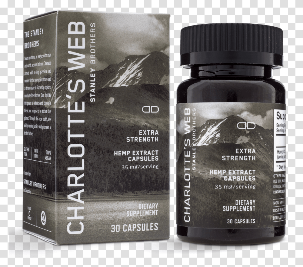 Charlotte S Web Cw Hemp Cbd Oil Extra Strength Hemp Charlottes Web Liquid Capsules Transparent Png