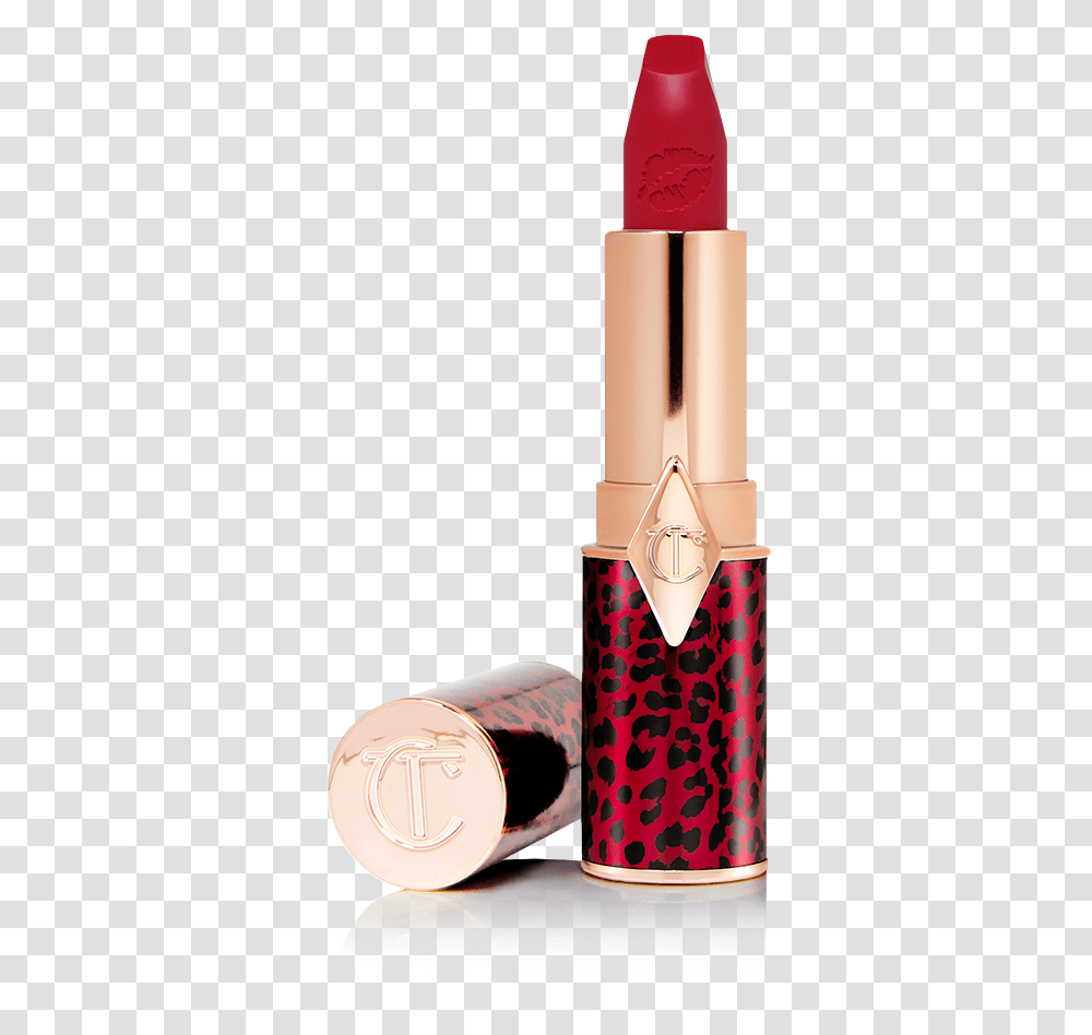 Charlotte Tilbury Hot Lips 2 Patsy Red, Cosmetics, Lipstick, Cylinder, Bottle Transparent Png