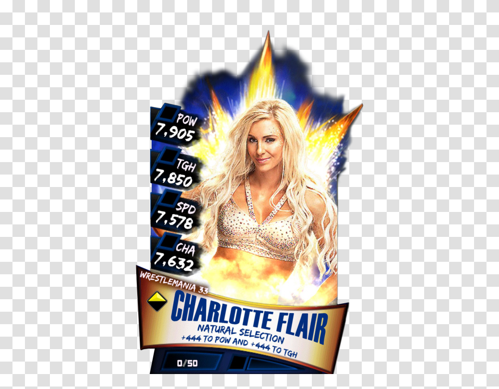 Charlotteflair S3 14 Wrestlemania33 Wwe Supercard Wrestlemania, Poster, Advertisement, Flyer, Paper Transparent Png