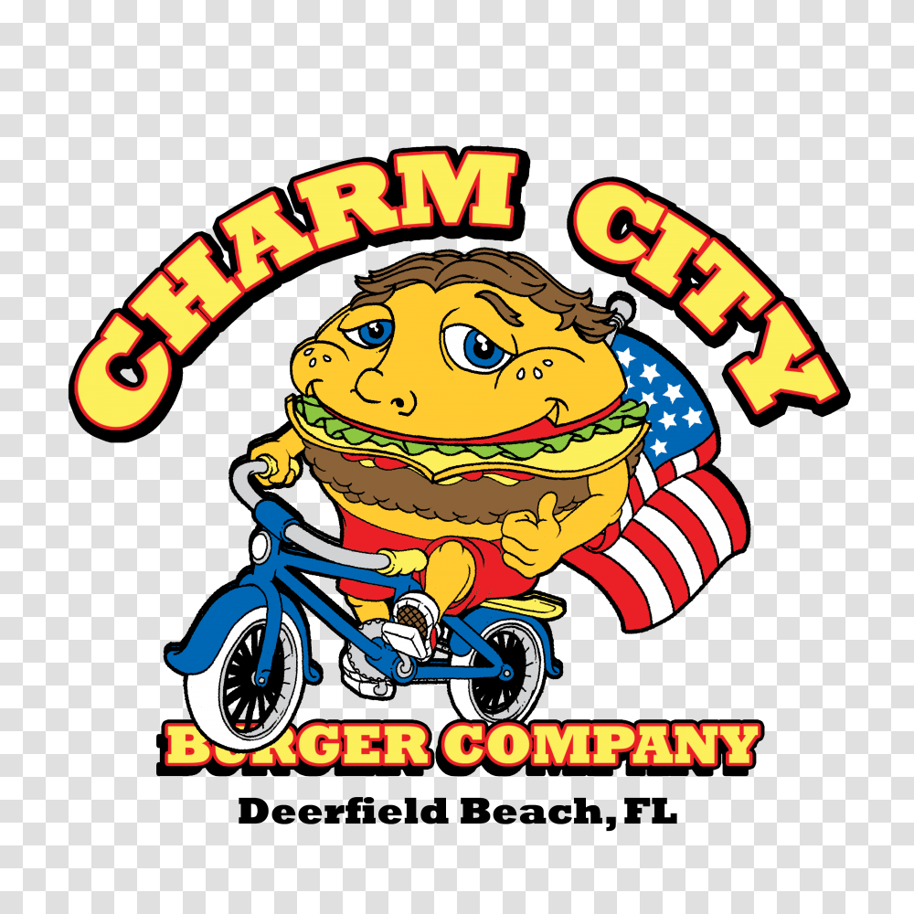 Charm City Burgers United States Charm City Burger Company, Label, Advertisement, Poster Transparent Png