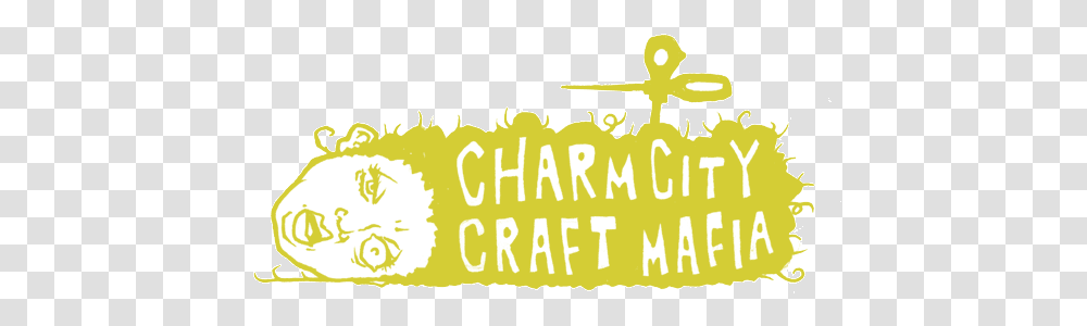 Charm City Craft Mafia Logo Illustration, Text, Crowd, Plant, Food Transparent Png