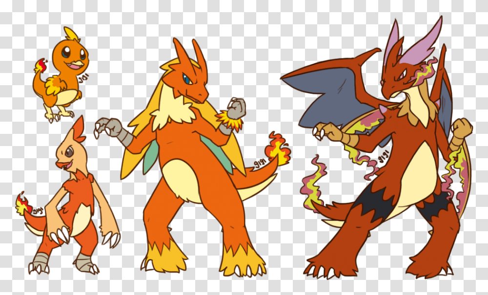 Charmander And Torchic Fusion, Animal, Wildlife, Person, Human Transparent Png