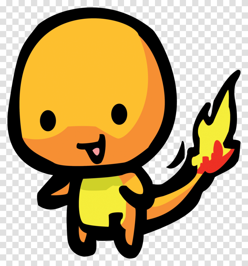 Charmander, Fire, Flame, Silhouette, Face Transparent Png