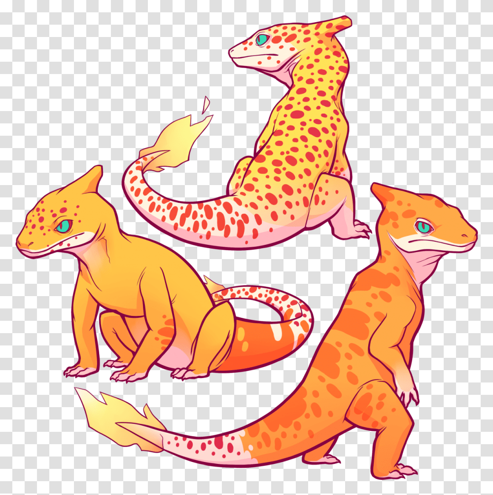 Charmander Gecko, Lizard, Reptile, Animal, Dinosaur Transparent Png