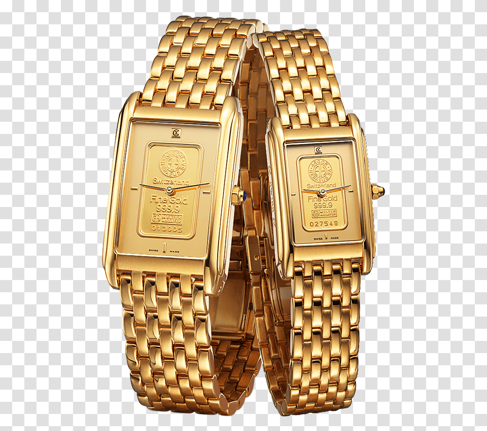 Charmex Watch Gold, Wristwatch, Digital Watch Transparent Png