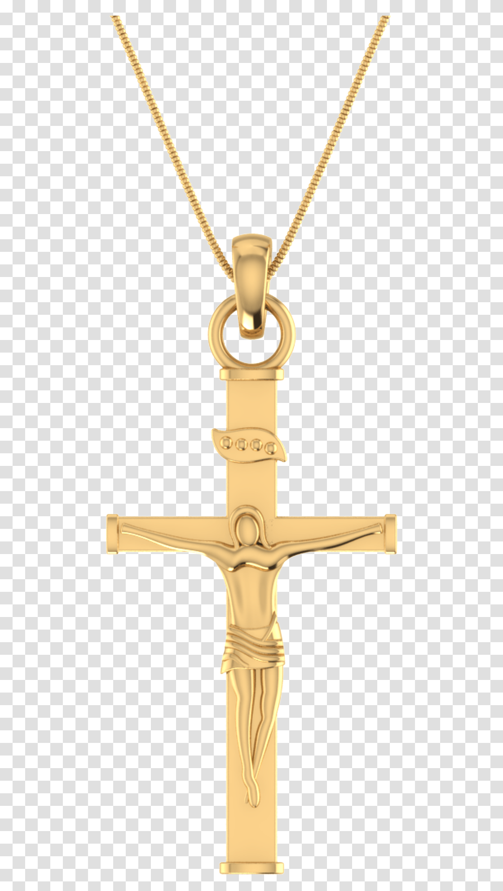 Charming Holy Cross Design Gold Pendant, Symbol, Crucifix Transparent Png