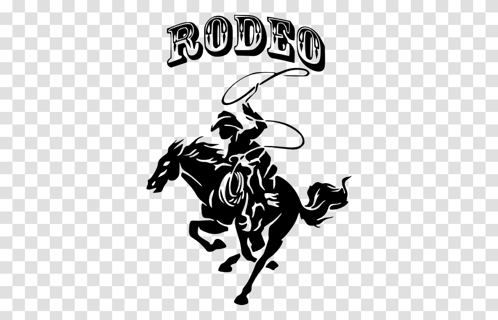 Charming Rodeo Clip Art Clipart, Stencil, Silhouette, Person, Human Transparent Png
