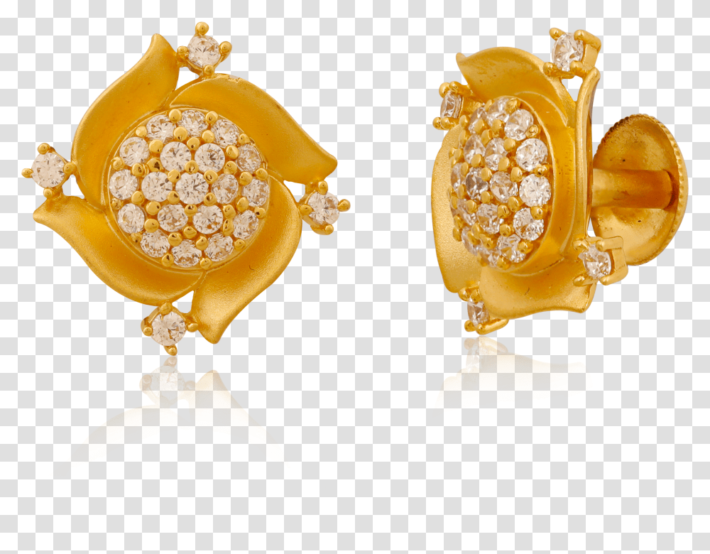 Charming Swirls Zircon Earrings Khuyn Tai Vng Cho M, Accessories, Accessory, Jewelry, Gold Transparent Png