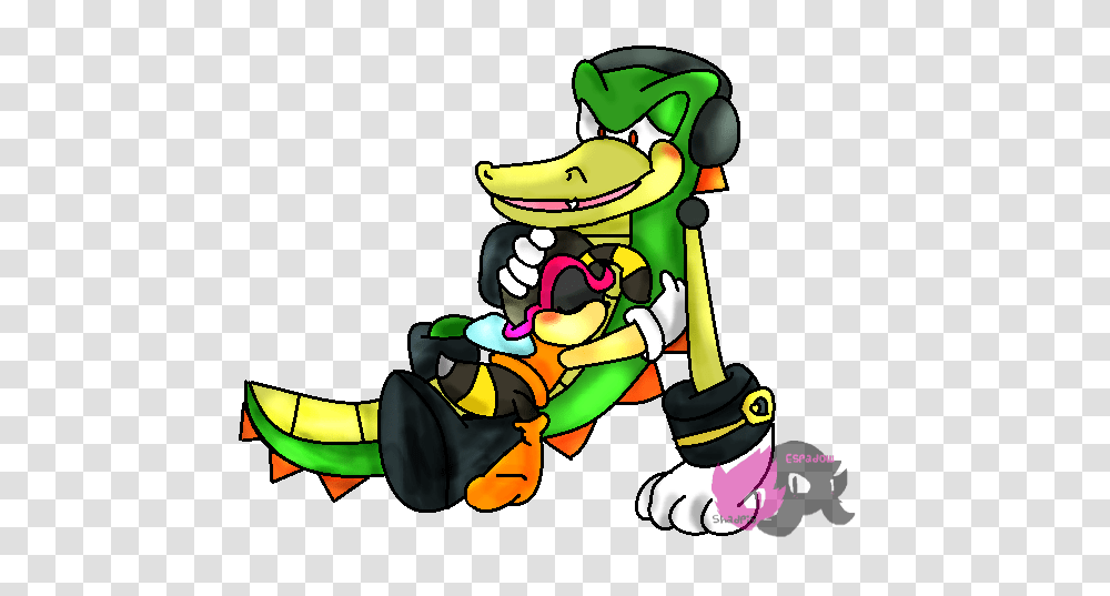 Charmy And Vector Nap Time, Super Mario, Toy, Mascot Transparent Png