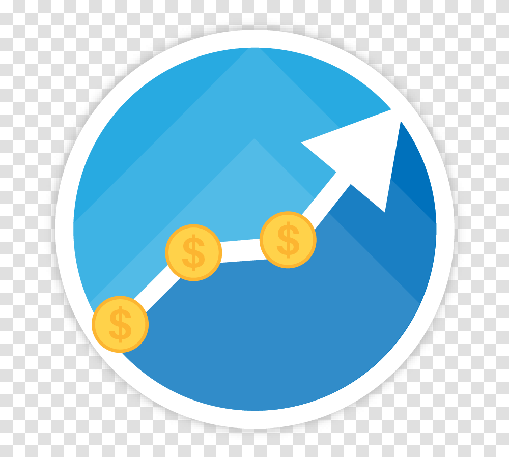 Chart Circle Icon Image With No Vertical, Symbol, Logo, Trademark Transparent Png