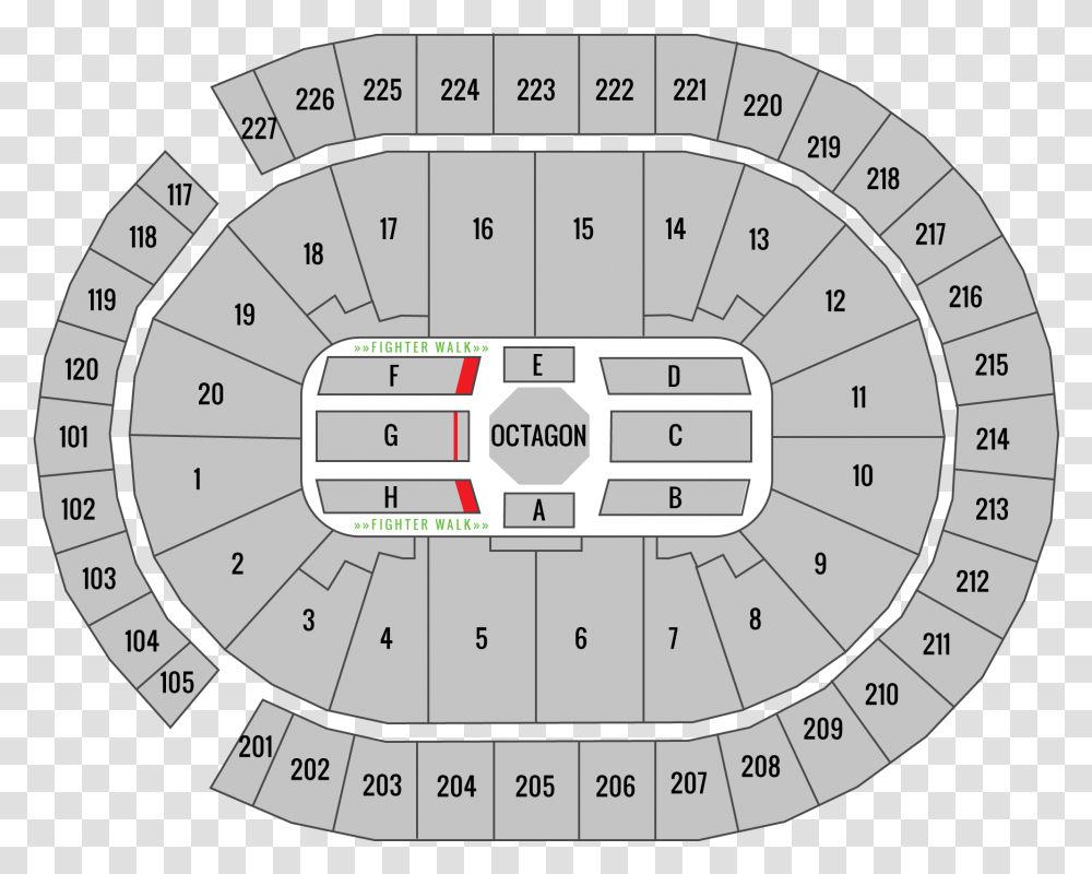 Chart Tmobile Arena Seating, Number, Clock Tower Transparent Png