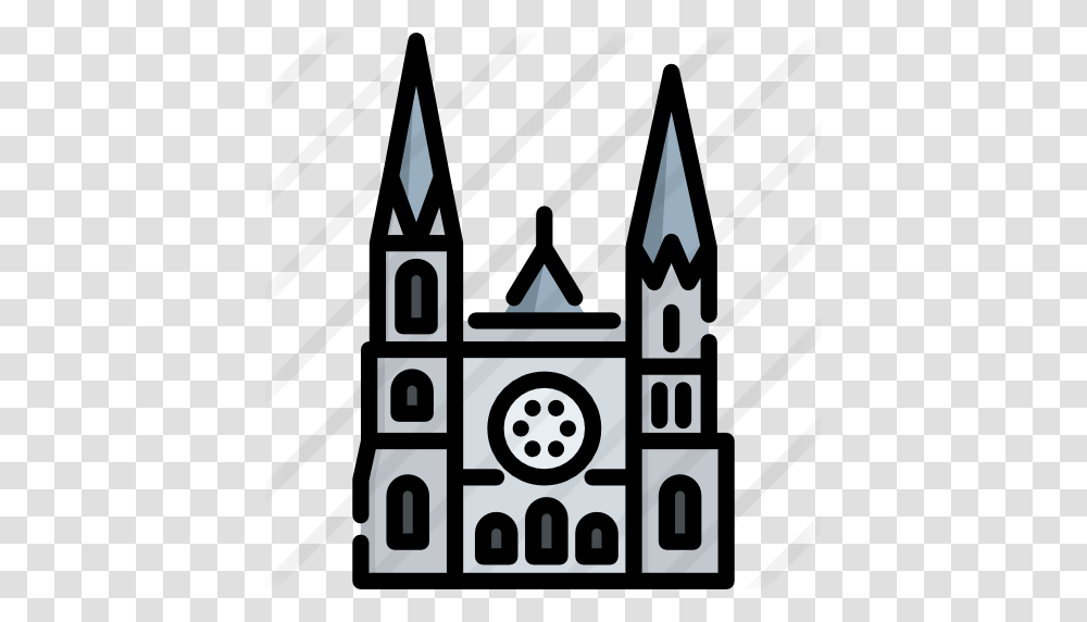 Chartres Cathedral, Architecture, Building, Poster, Advertisement Transparent Png