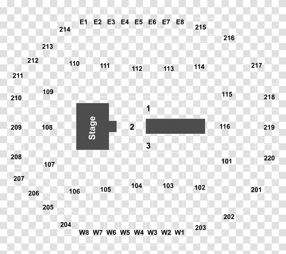 Chartway Arena Seating Chart, Diagram, Plan, Plot, Floor Plan Transparent Png
