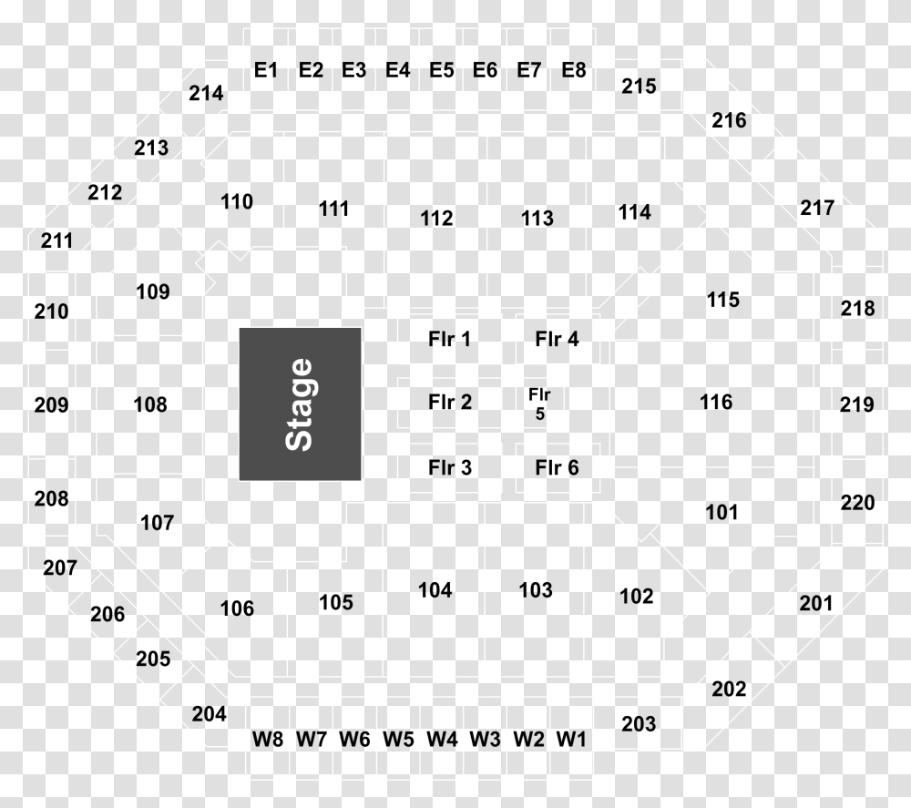 Chartway Arena Seating Chart, Plan, Plot, Diagram, Floor Plan Transparent Png