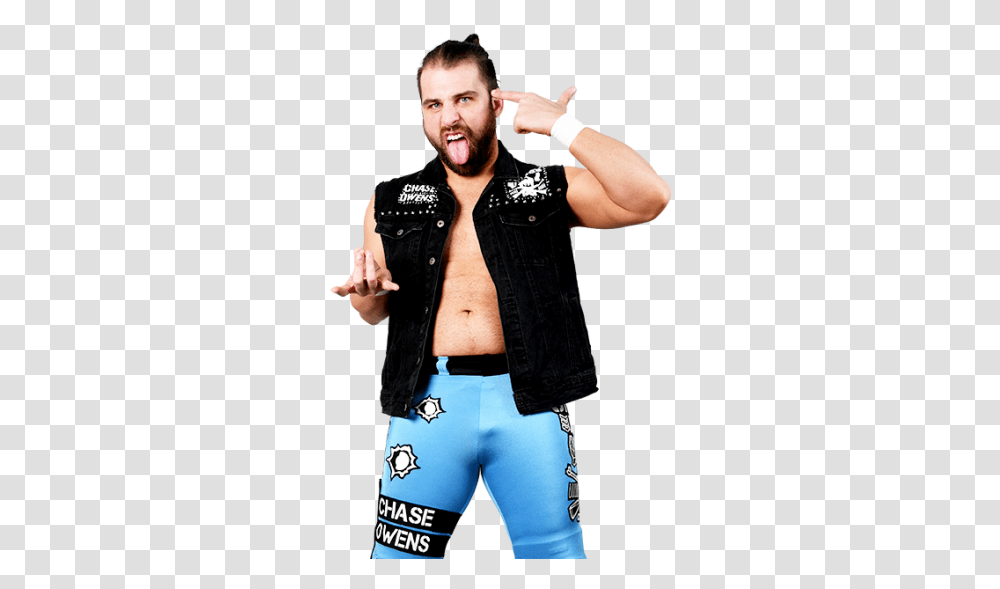 Chase Owens - Bullet Club New Japan Chase Owens New Japan, Clothing, Vest, Person, Pants Transparent Png