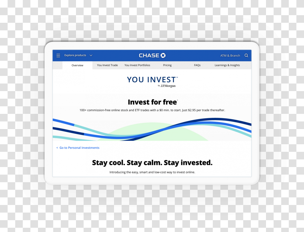 Chase You Invest App, Electronics, Computer, Label Transparent Png