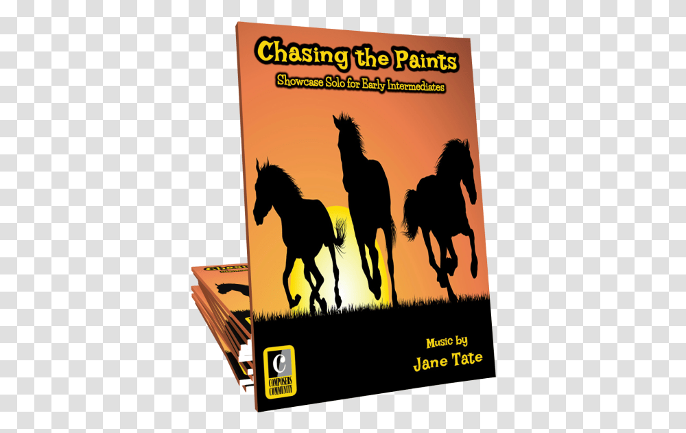Chasing The Paints Stallion, Horse, Mammal, Animal, Poster Transparent Png