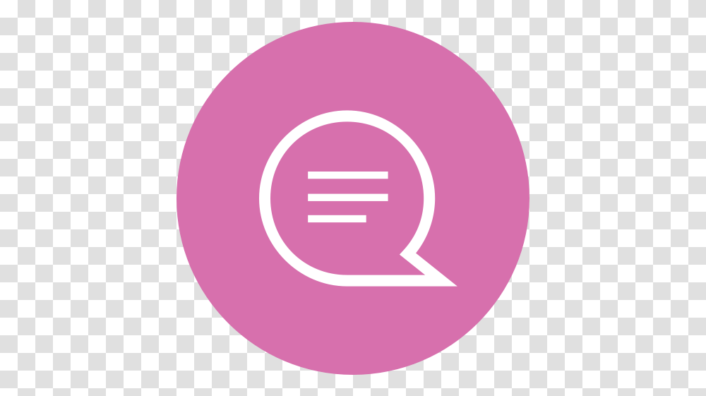 Chat Bubble Conversation Message Dot, Sphere, Purple, Text, Light Transparent Png