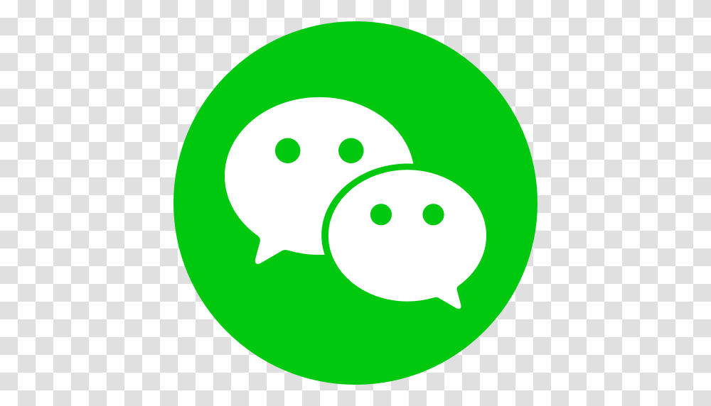 Chat Circle Logo Media Network Social Wechat Icon, Plant, Vegetable, Food, Green Transparent Png