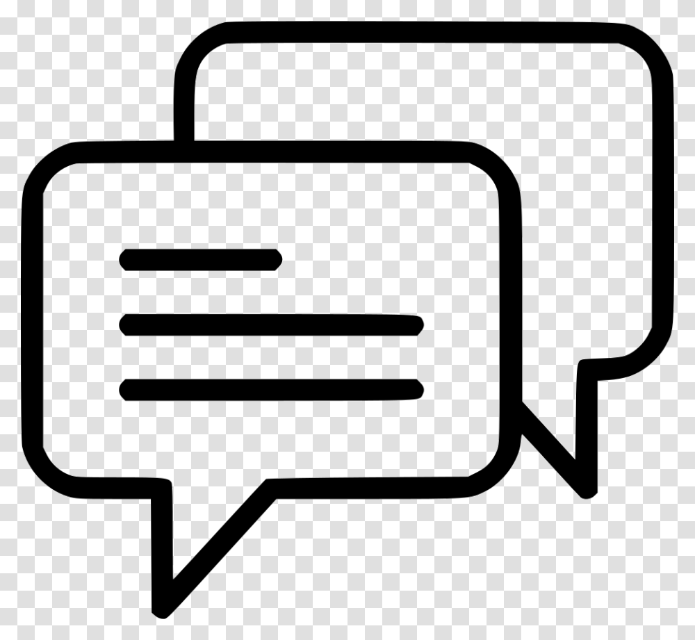 Chat Conversation Icon Free Download, Label, Sticker Transparent Png