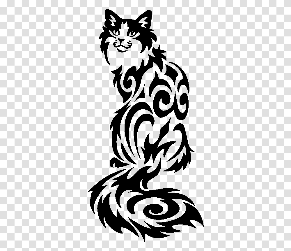 Chat Dessin Tribal, Gray, World Of Warcraft Transparent Png