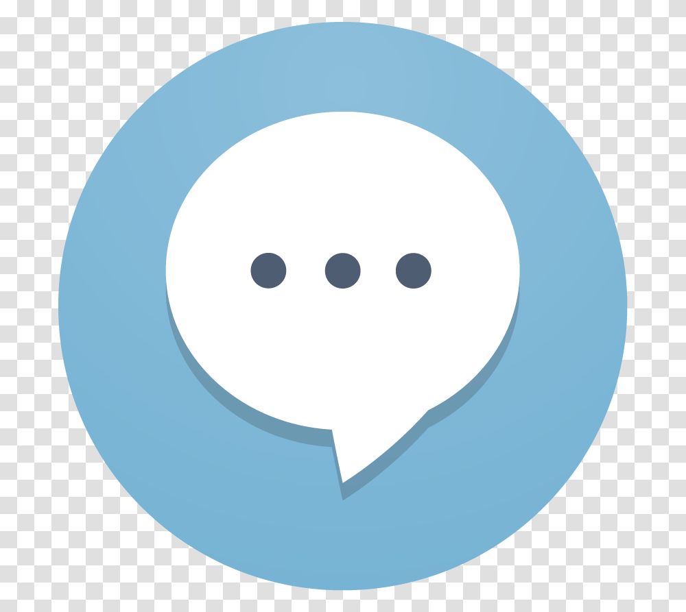 Chat Icon Flat, Sphere, Light, Head, Face Transparent Png