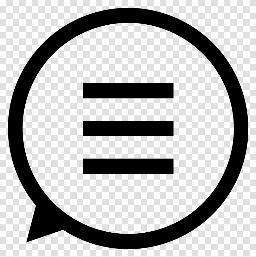 Chat Message Circular Speech Bubble Icon Privacy, Label, Mailbox Transparent Png