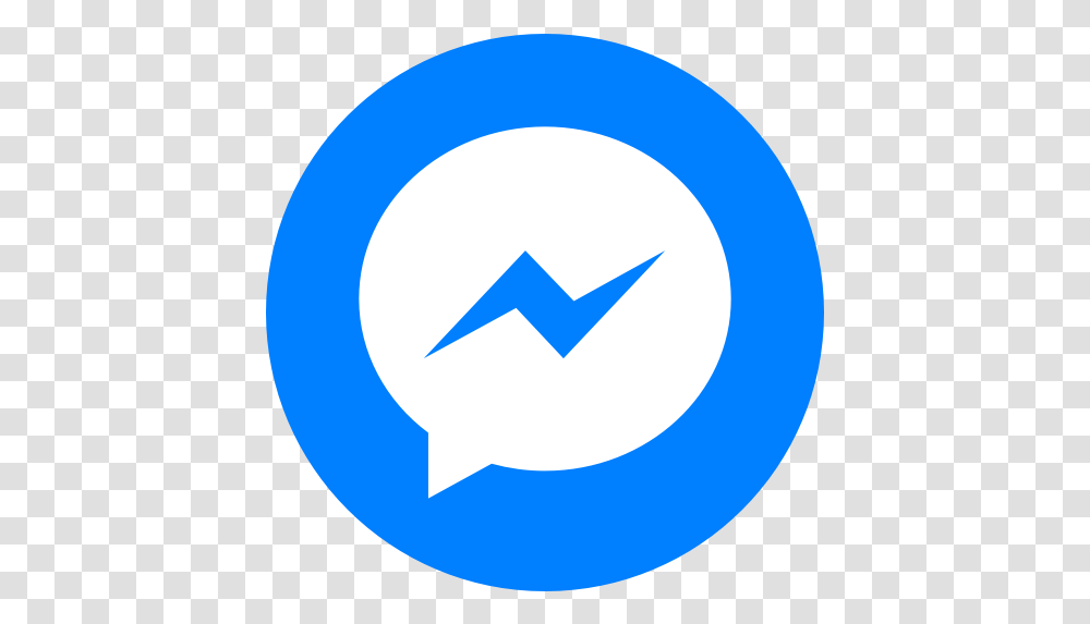 Chat Messenger Calling Chatting Icon Round Facebook Messenger Icon, Symbol, Recycling Symbol, Star Symbol Transparent Png