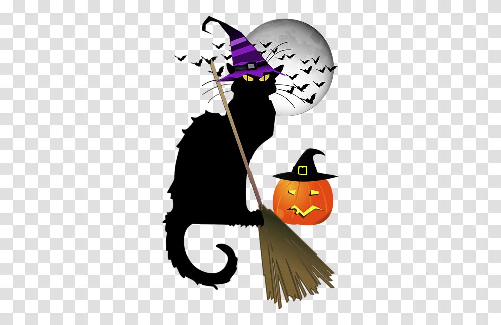 Chat Noir Halloween, Stick Transparent Png